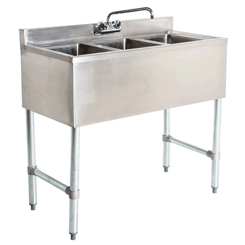 3 Compartment Bar Sinks