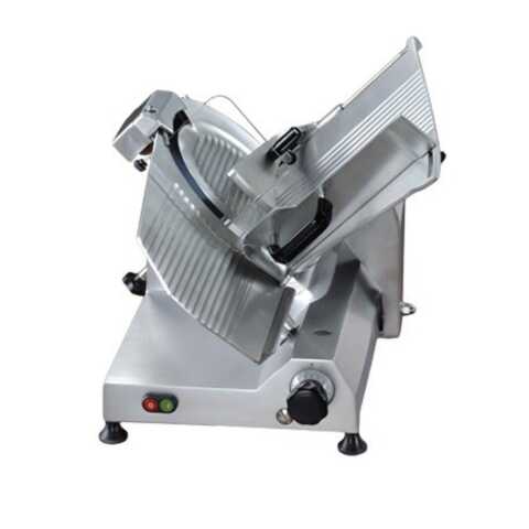 Ampto 300E Manual Medium Duty Meat Slicer - Belt Driven and 12" Stainless Steel Blade