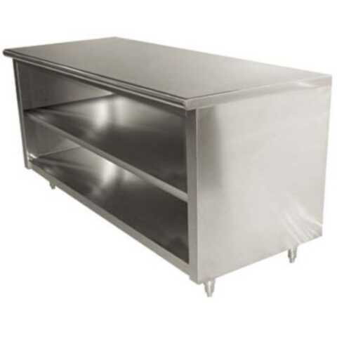 L&J ST-330-60 Storage Cabinet 30"D x 60"L Stainless Steel  With Optional Door