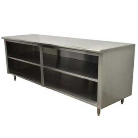 L&J ST-324-72 Storage Cabinet 24"D x 72"L Stainless Steel  With Optional Door