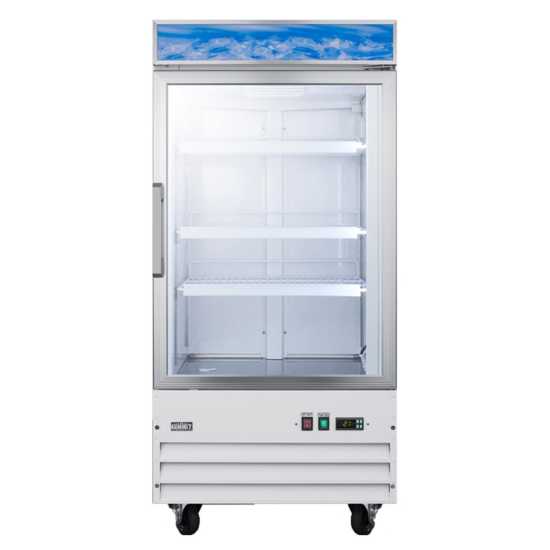 NSF 4 Sided Glass Standing Freezer DL-600F