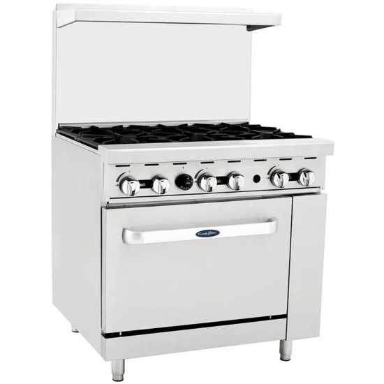 AGR-36G 36″ Gas Range with Griddle Top - New Restaurant Equipment