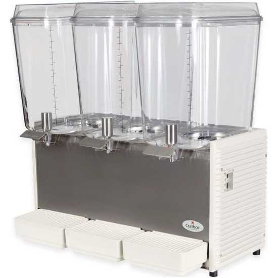 Crathco Single 4.75 Gallon Bowl Premix Cold Beverage Dispenser with  Agitation Function and Polycarbonate Lid
