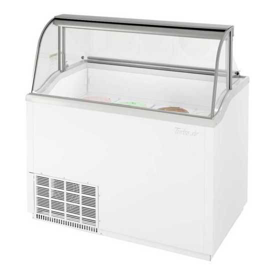 12 Tub Ice Cream Display freezer w/LED Internal Lighting Free Shipping - 5  Star Restaurant Equipment