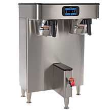 Bunn ICB-TWIN-TF 23" Platinum Edition Twin ThermoFresh 1.5 Gallon Coffee Brewer - 120/240V Stainless Steel