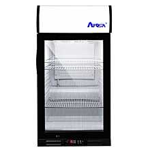Atosa CTD-3ST 18 1/8" Countertop Swing Door Merchandising Refrigerator