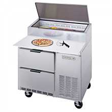 Beverage-Air DPD46-2 46 inch Two Drawer Pizza Prep Table