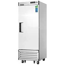 Everest EBWF1 29" One Section Solid Swing Door Bottom Mounted Upright Reach-In Freezer, 21 Cu. Ft.