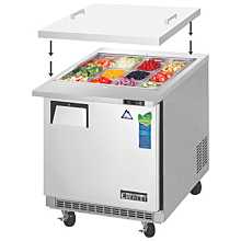 Everest EOTP1 28" Open Top Prep Table Refrigerator