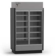 Hydra-Kool KGV-MR-3-S 75" Three Glass Door Self-Contained Merchandiser Refrigerator with Rear-Loading