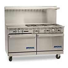 Imperial IR-6-G24-C 60" Stainless Steel Gas Pro Series Convention Oven 