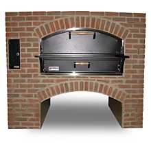 Marsal MB-866-LP 86" Propane Gas Brick Lined Single Deck Pizza Oven - 130,000 BTU