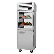 Turbo Air PRO-26R-GSH-PT-N 29" Pro Series Pass-Thru Right Hinged Front Glass & Back Solid Half Door Refrigerator - 26 Cu. Ft.