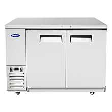 Atosa SBB59GRAUS1 57" Back Bar Cabinet Cooler,Two section,Two Solid Doors, 115V