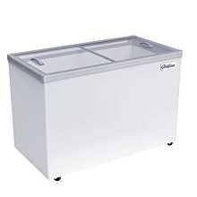 Coldline XS160 26 Curved Glass Top Ice Cream Freezer with LED