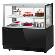 Turbo Air TBP48-46FN-B 47" Black Refrigerated Bakery Display Case with Lift-Up Front Glass - 12 Cu. Ft.
