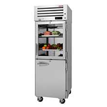 Turbo Air PRO-26R-GSH-N 29" Pro Series Reach-In Right Hinged Glass & Solid Half Door Refrigerator - 25 Cu. Ft.