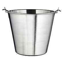 Winco UP-13 13 Qt. Stainless Steel Utility Pail