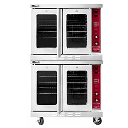 Migali C-CO1-LP Single Full Size Liquid Propane Convection Oven - 46,000  BTU, Floor Model