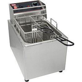 Cookline DF15-2-220 22 Dual Tank 30 lb. Electric Countertop Fryer