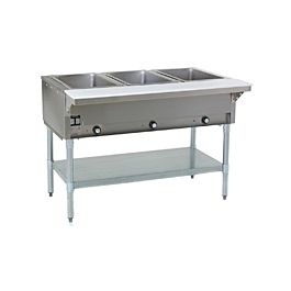 Eagle Group HT3 48 inch Gas Steam Table with Open Base | Kitchenall New