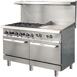 Standard Range SR-R48-24MG-LP 48 Commercial Range with 4 Burners, 24