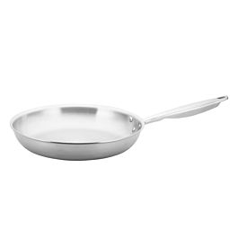 Winco TGFP-7NS, 7-Inch Dia Tri-Ply Stainless Steel Fry Pan w/o Lid, Non  Stick, NSF