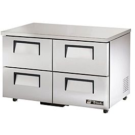 True TUC-48D-4-HC Four Drawer Undercounter Refrigerator | 48