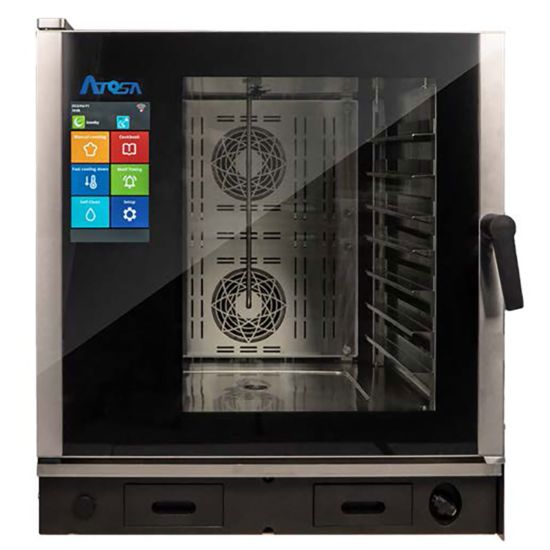 zegen Giraffe storting Atosa AEC-0711E 30" Electric Smart-Touch Combi Oven with Half-Size 7 P |  Kitchenall
