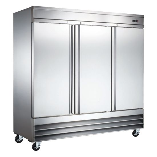 Coldline C-2FE 54 Solid Door Commercial Reach-In Freezer - Stainless Steel